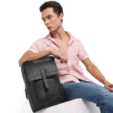 Leather Weekender Shoulder Bag