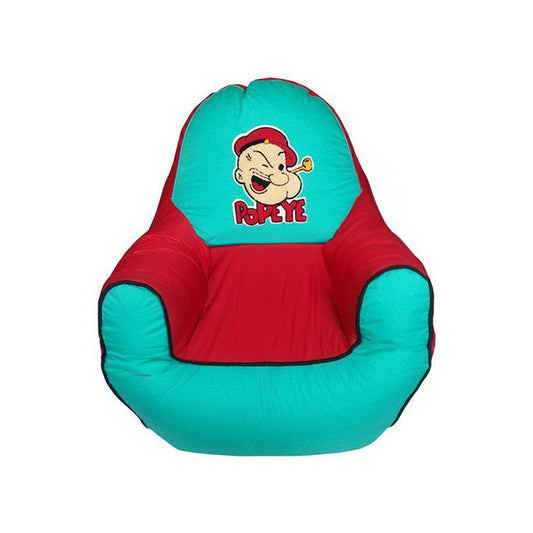 Popeye Motif Kids Bean Bag Sofa