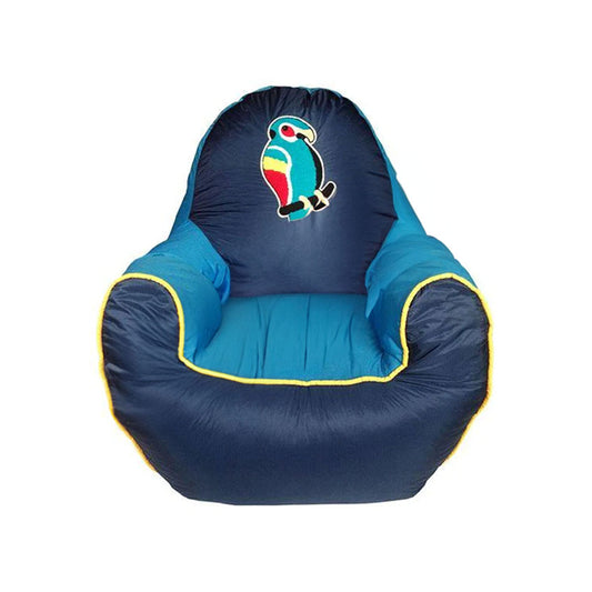 Parrot Motif Kids Bean Bag Sofa