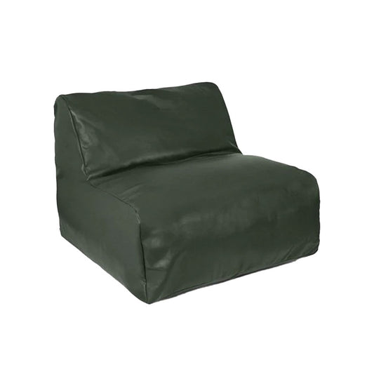 Leatherite Chillax Bean Bag - Green