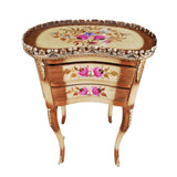 Peach Wood Accent Table