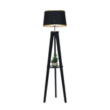 Adley Bronze Wooden Lamp