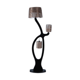 Taurus Black Wooden Floor Lamp