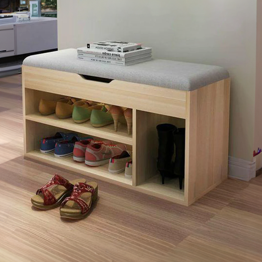 Asymmetric Shoe Storage Bench Chahyay
