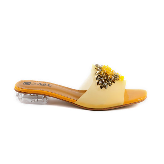 Lumina Yellow Women Slippers