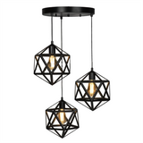 Hexagon 3 in 1 Pendant Light