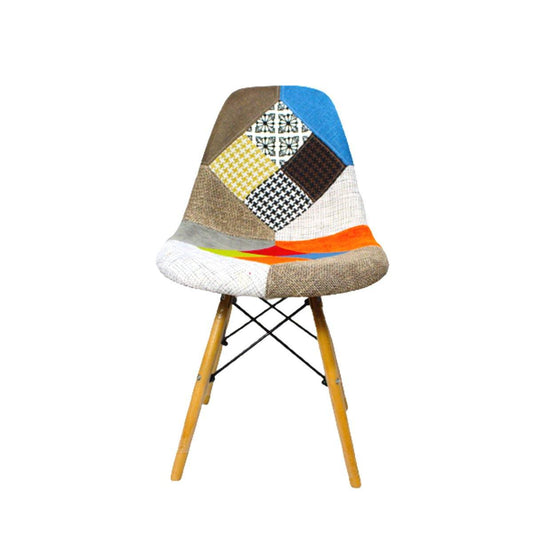 Retro Patchwork Dining Chairs - Chahyay.com