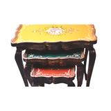 3 Colors Corner Design Nesting Tables