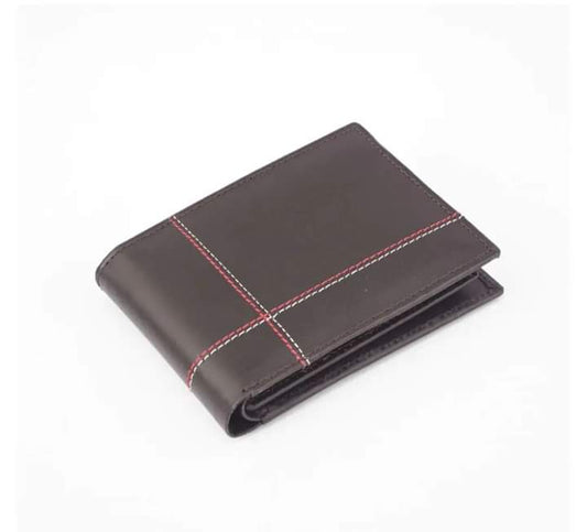 Wood Pure Leather Wallet