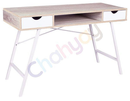 Hermod Study Table with 2 Drawers - Chahyay.com