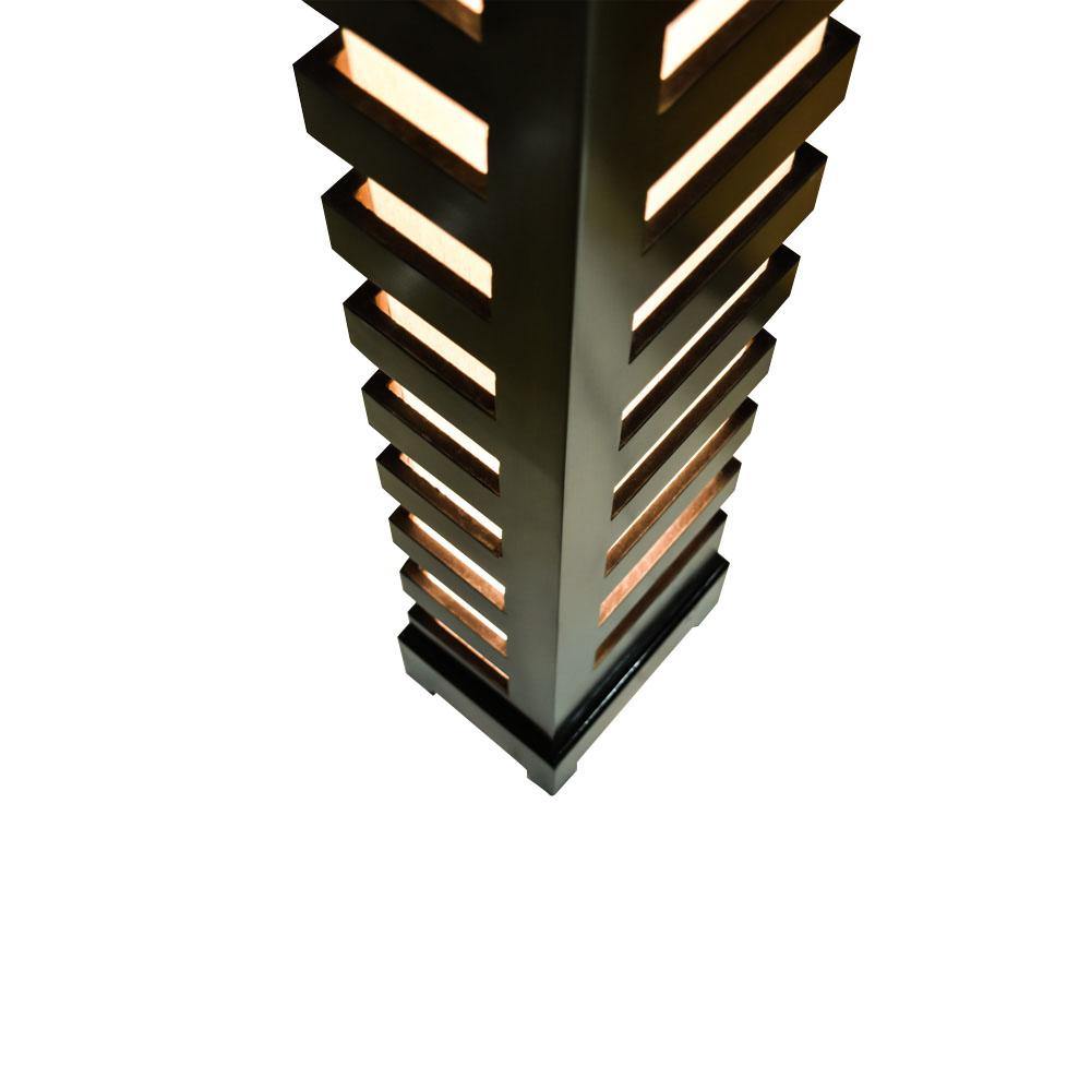Robert Wooden Box Floor Lamp - Chahyay.com