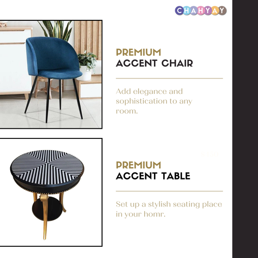 Accent Chairs and Accent Tables: Improving Your Home Decor