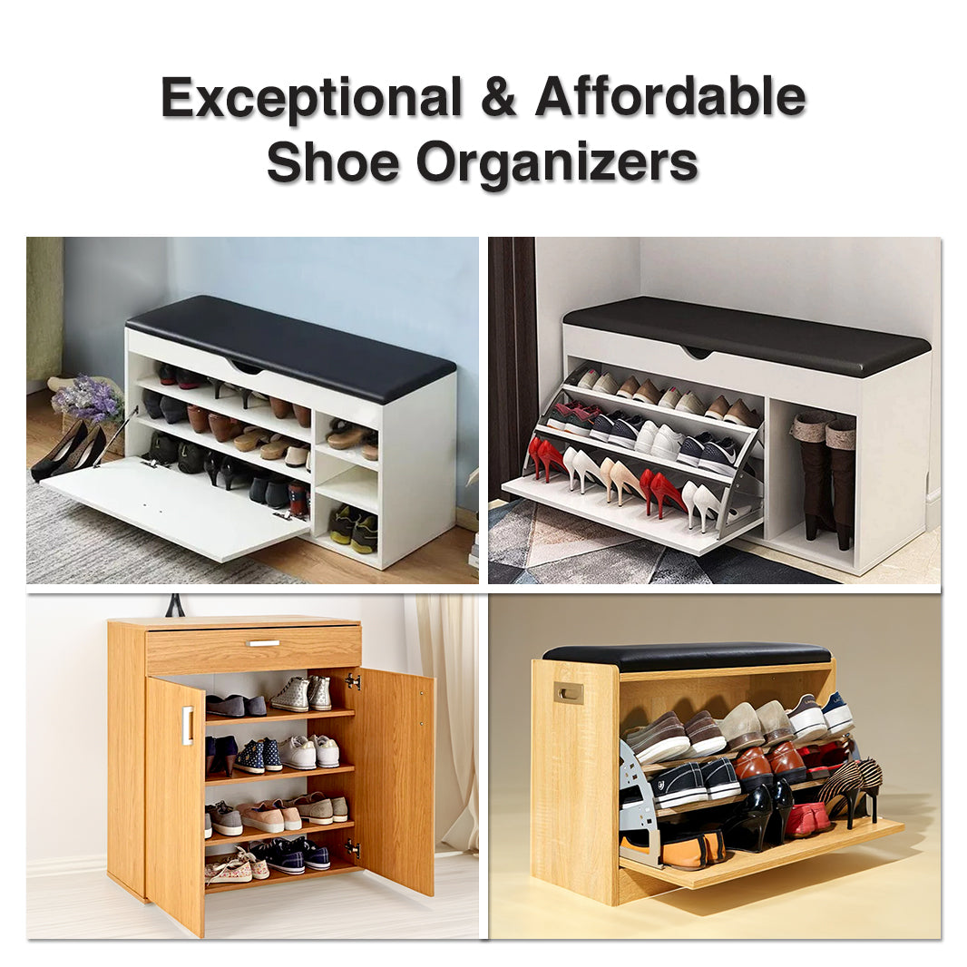 Shoe Rack Colletction ORGANIZE YOUR SHOE COLLECTION WITH STYLISH WOODEN SHOE RACK – Chahyay.com