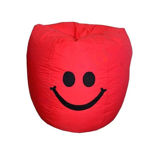 Happy Smiley Beanbag - Red