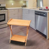 Wooden Table with Tray