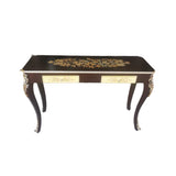 Golden Black Console Table