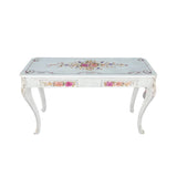 White Flowers Console