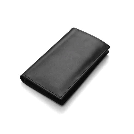 Ebony Long Leather Wallet