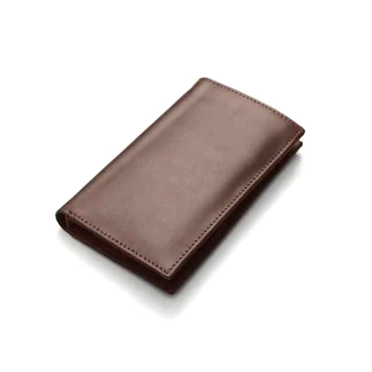 Umber Long Leather Wallet