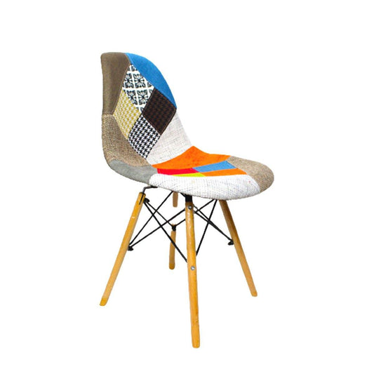 Retro Patchwork Dining Chairs - Chahyay.com