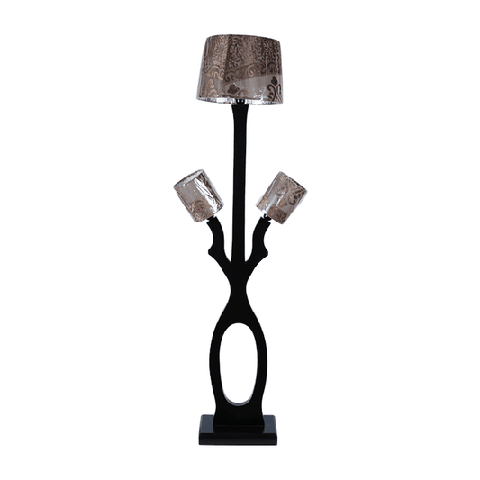 Arched Wooden Floor Lamp