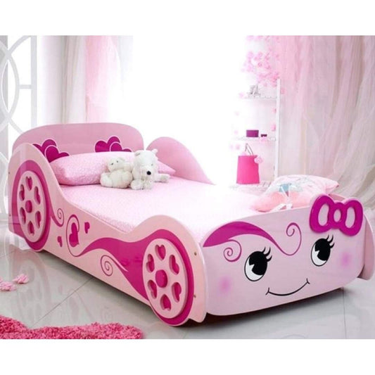 Kids Pink Single Bed 1