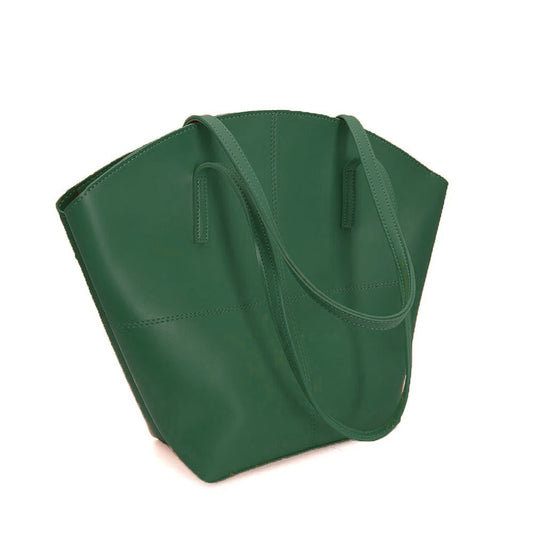 Tote green shoulder bag