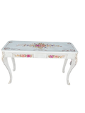 White Flowers Console