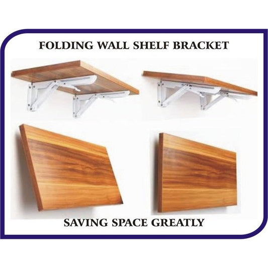 Wooden Folding Wall Shelf